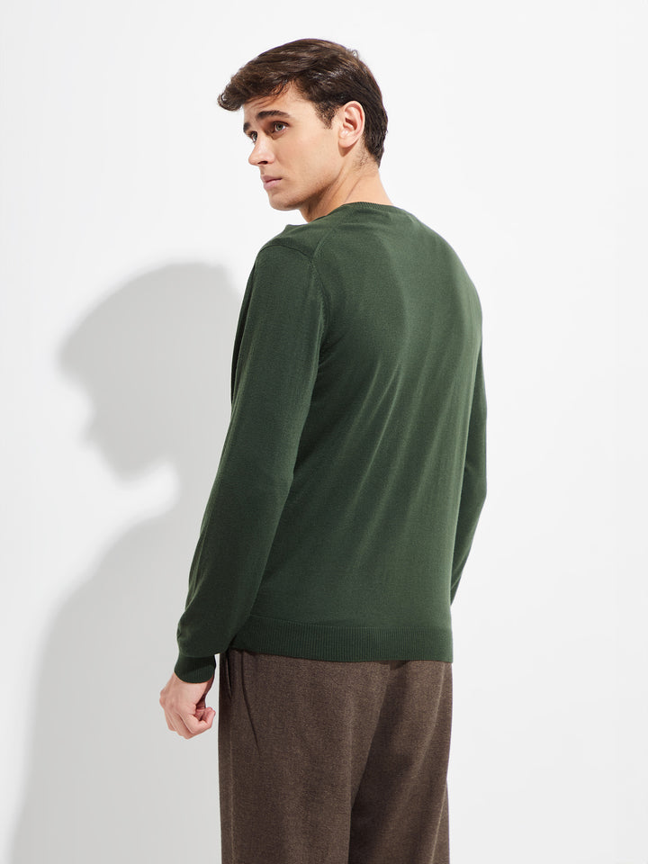 Brian Sweater Vicuña Color Green