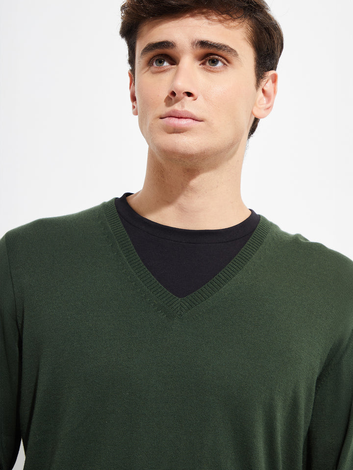 Brian Sweater Vicuña Color Green