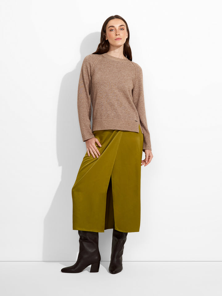 Jersey Zucca Algodón Color Beige