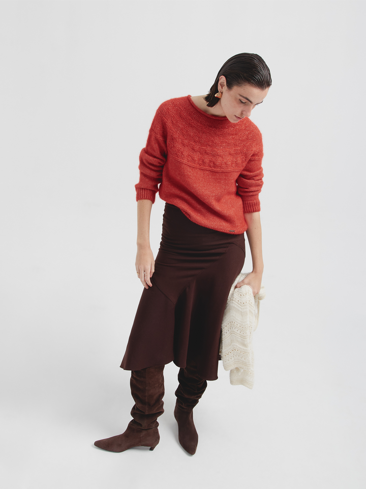Cristie Sweater Cotton Color Pink