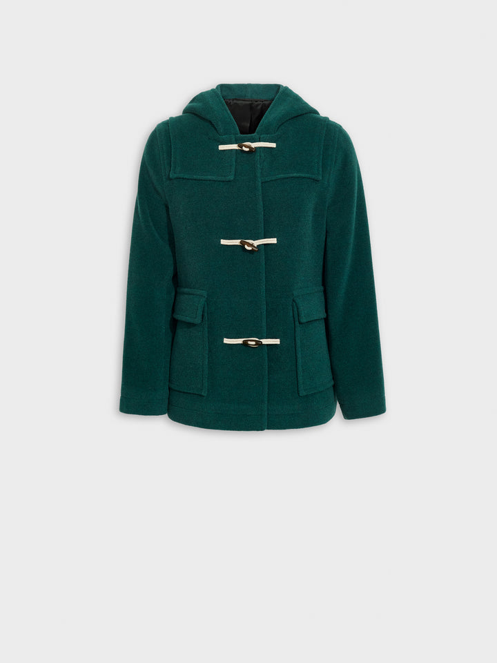 Ziggy Coat Baby Alpaca And Wool Color Green