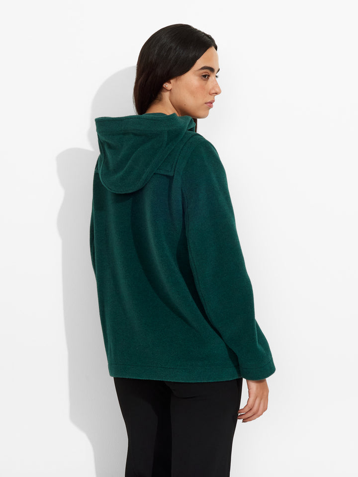 Ziggy Coat Baby Alpaca And Wool Color Green