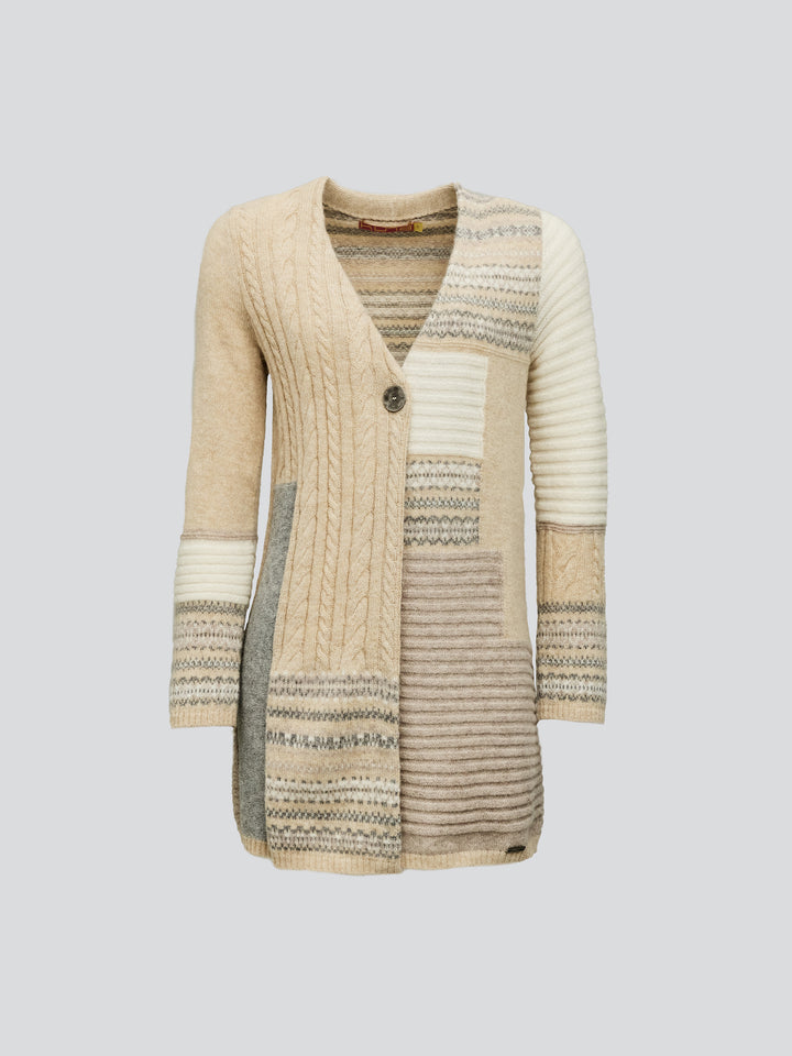 Cárdigan Ysadora Baby Alpaca Color Beige