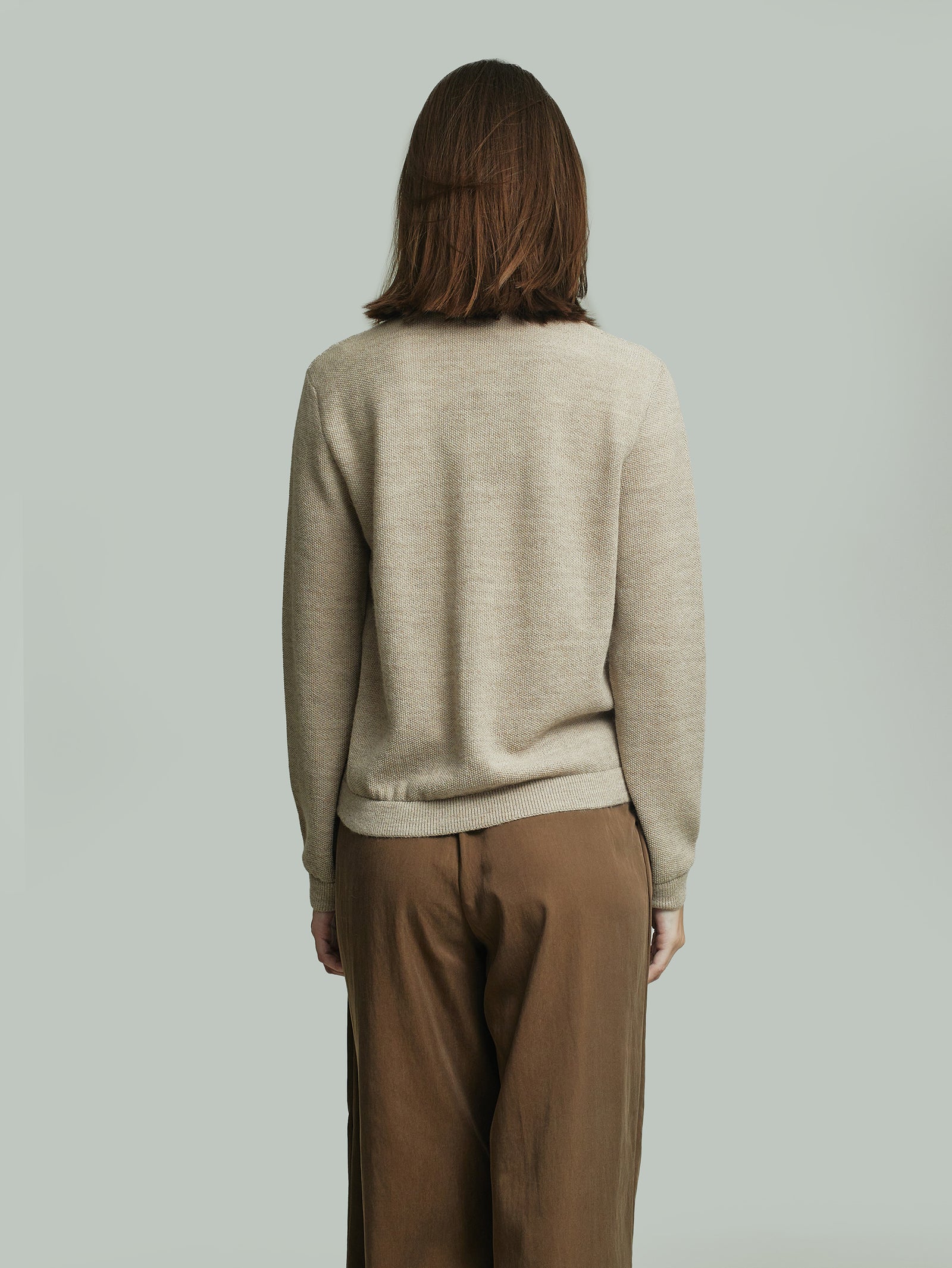 Cárdigan Yanina Baby Alpaca Color Beige
