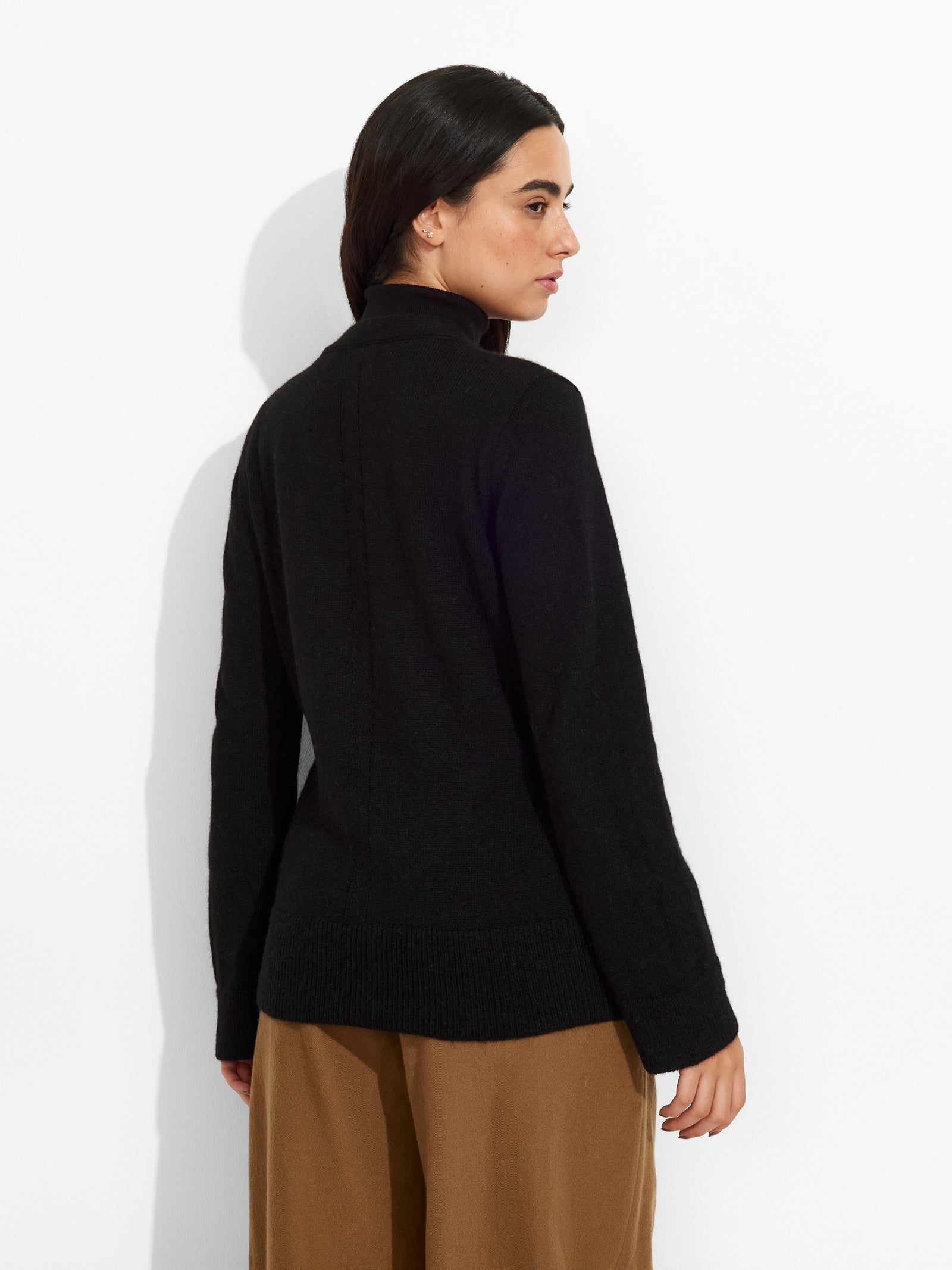 Zia Cardigan Baby Alpaca Color Black