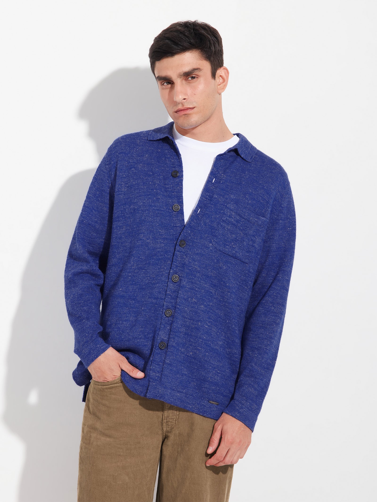 Zepp Cardigan Baby Alpaca Color Purple