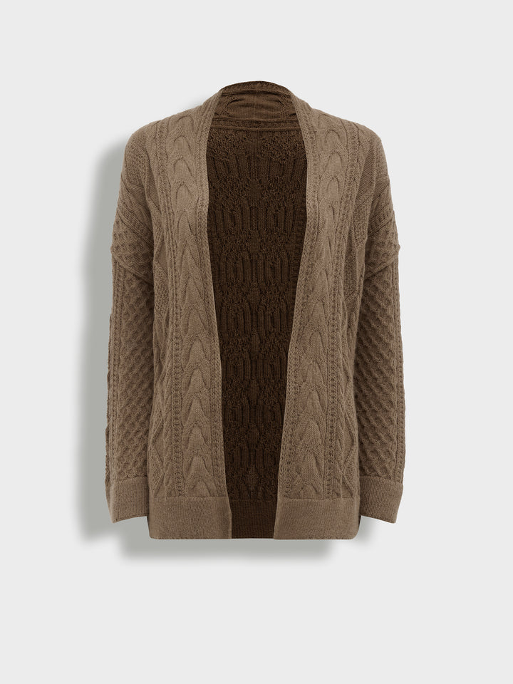 Bertha Cardigan Baby Alpaca Color Camel