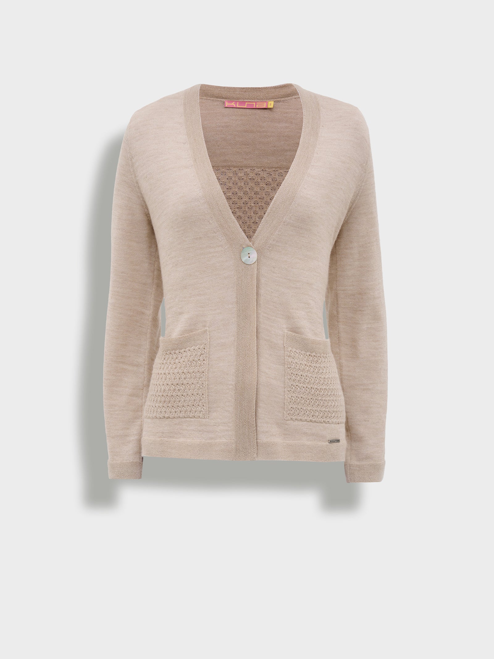 Zanzibar Cardigan Baby Alpaca Color Beige