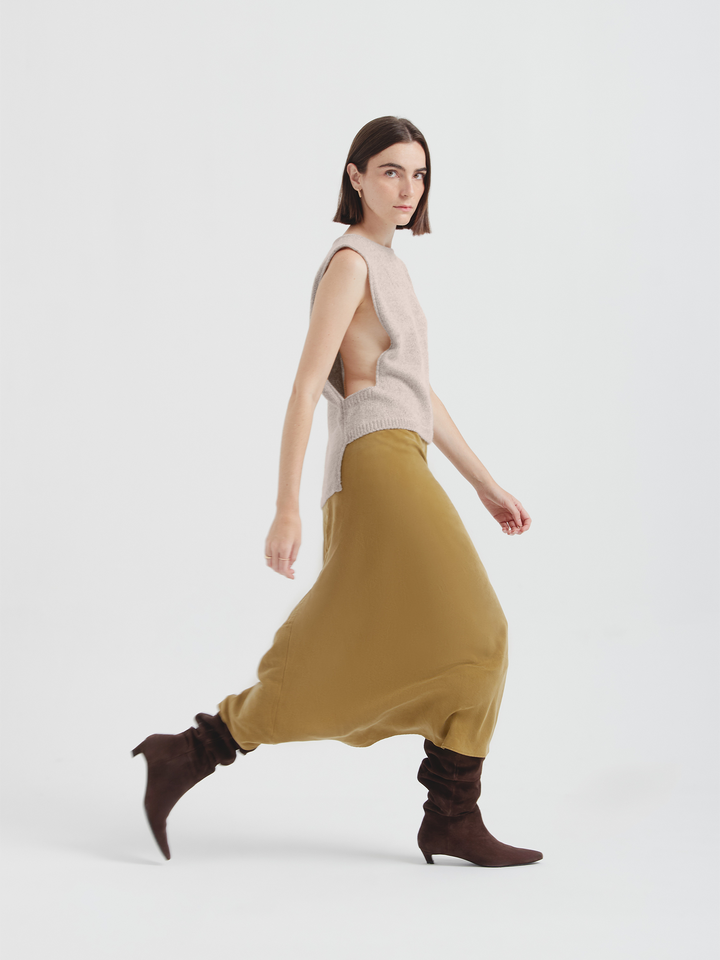 Udda Vest Baby Alpaca Color Beige