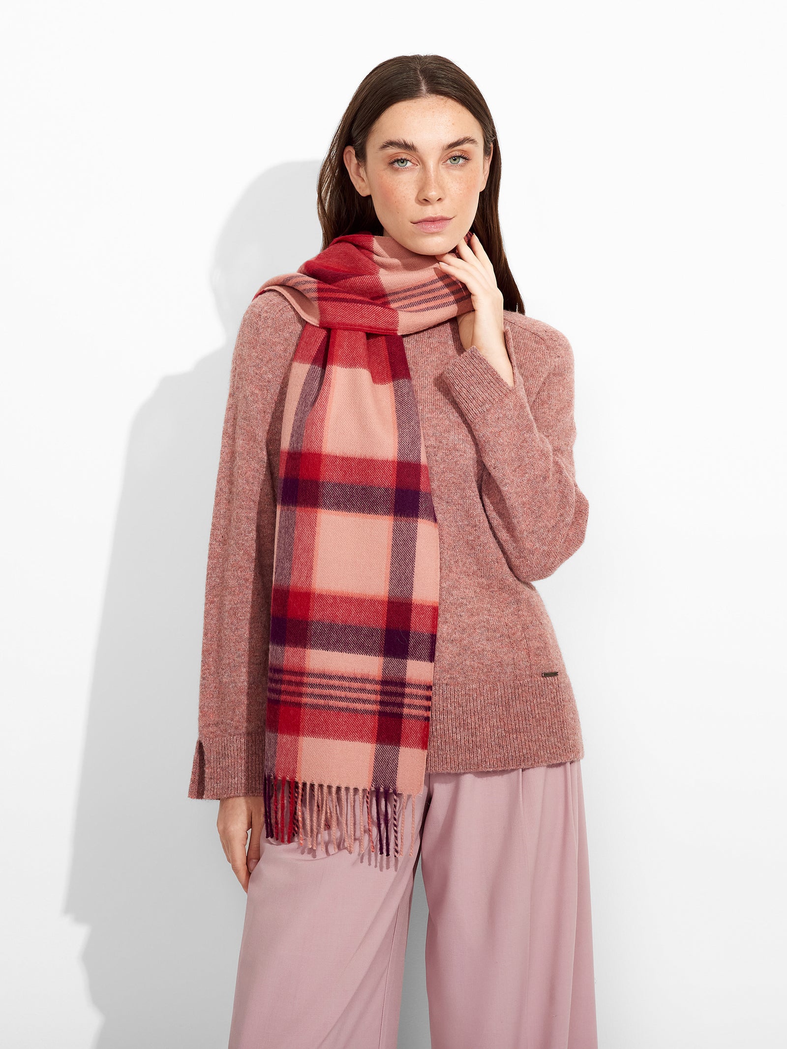 Bufanda Ratti Baby Alpaca Color Rosa