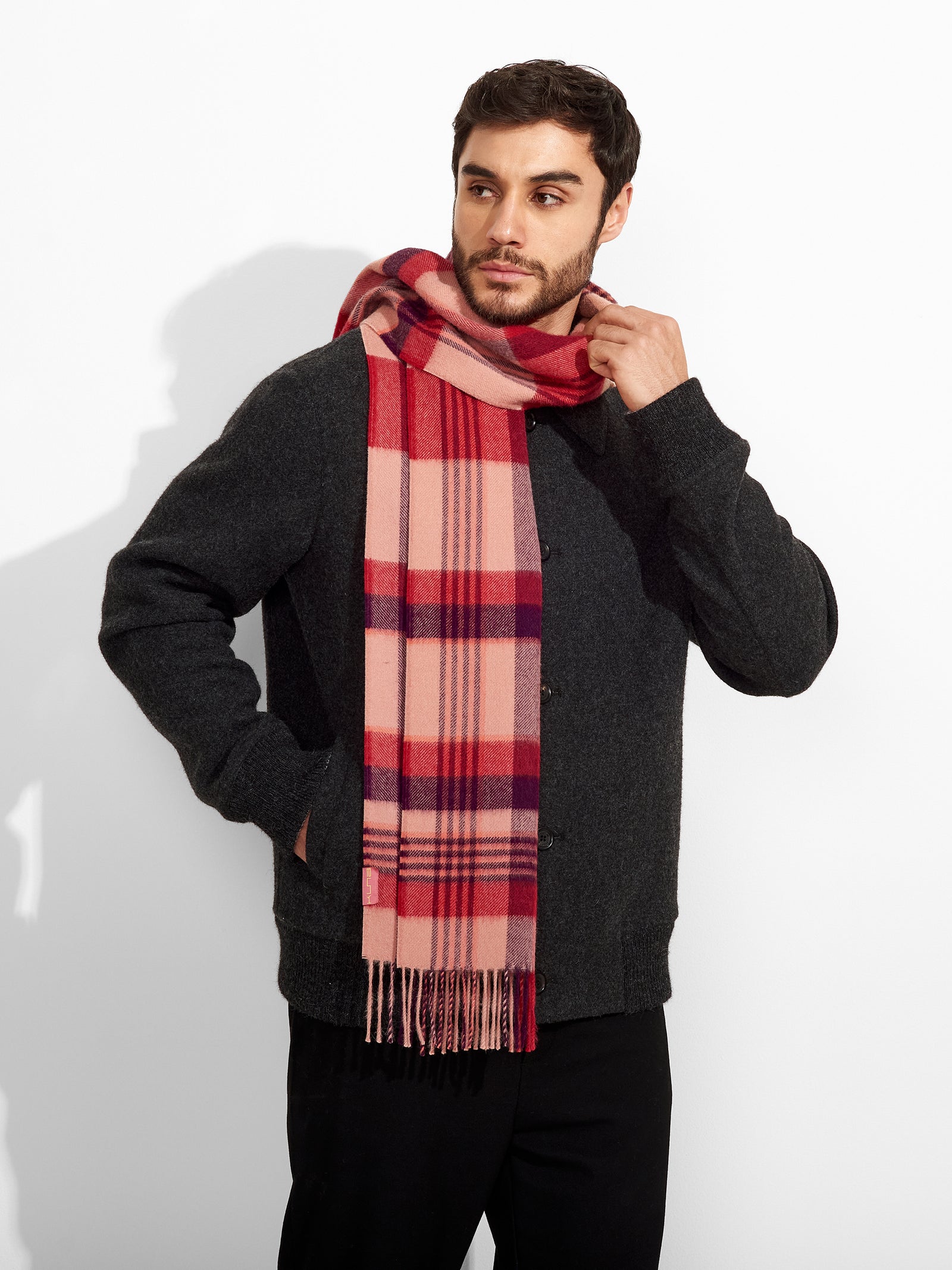 Bufanda Ratti Baby Alpaca Color Rosa
