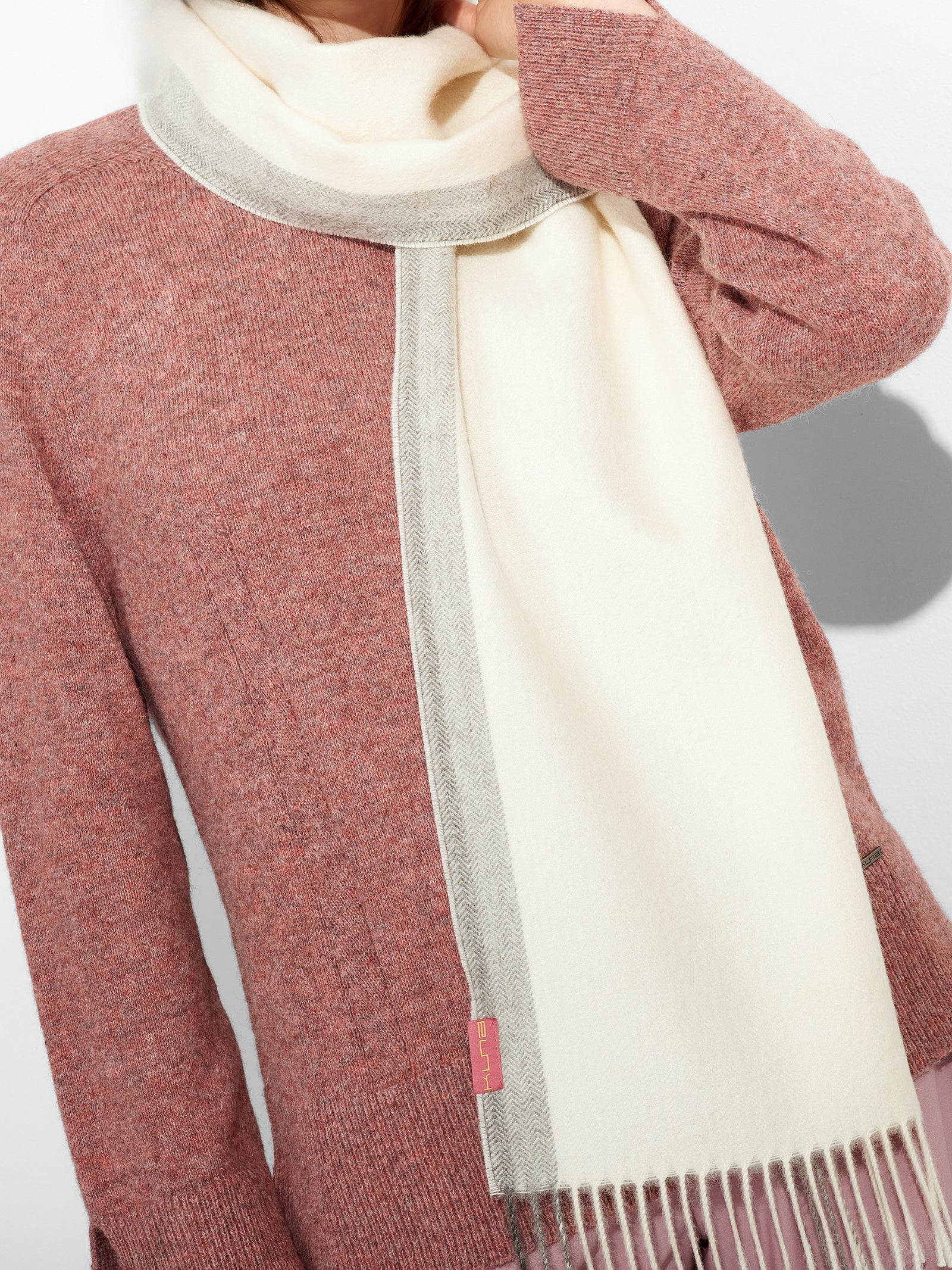 Bufanda Ravenna Baby Alpaca Color Crudo