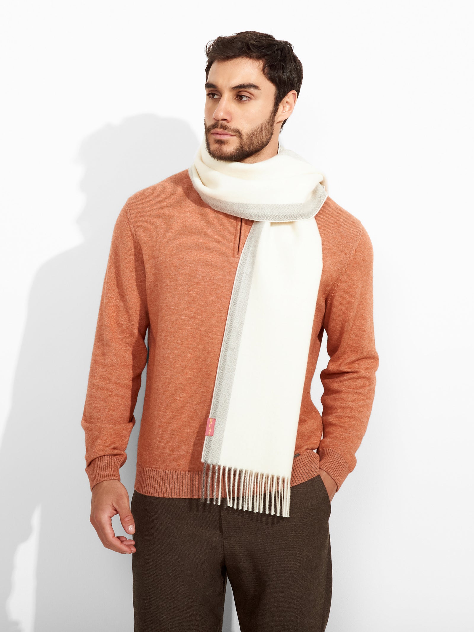 Bufanda Ravenna Baby Alpaca Color Crudo