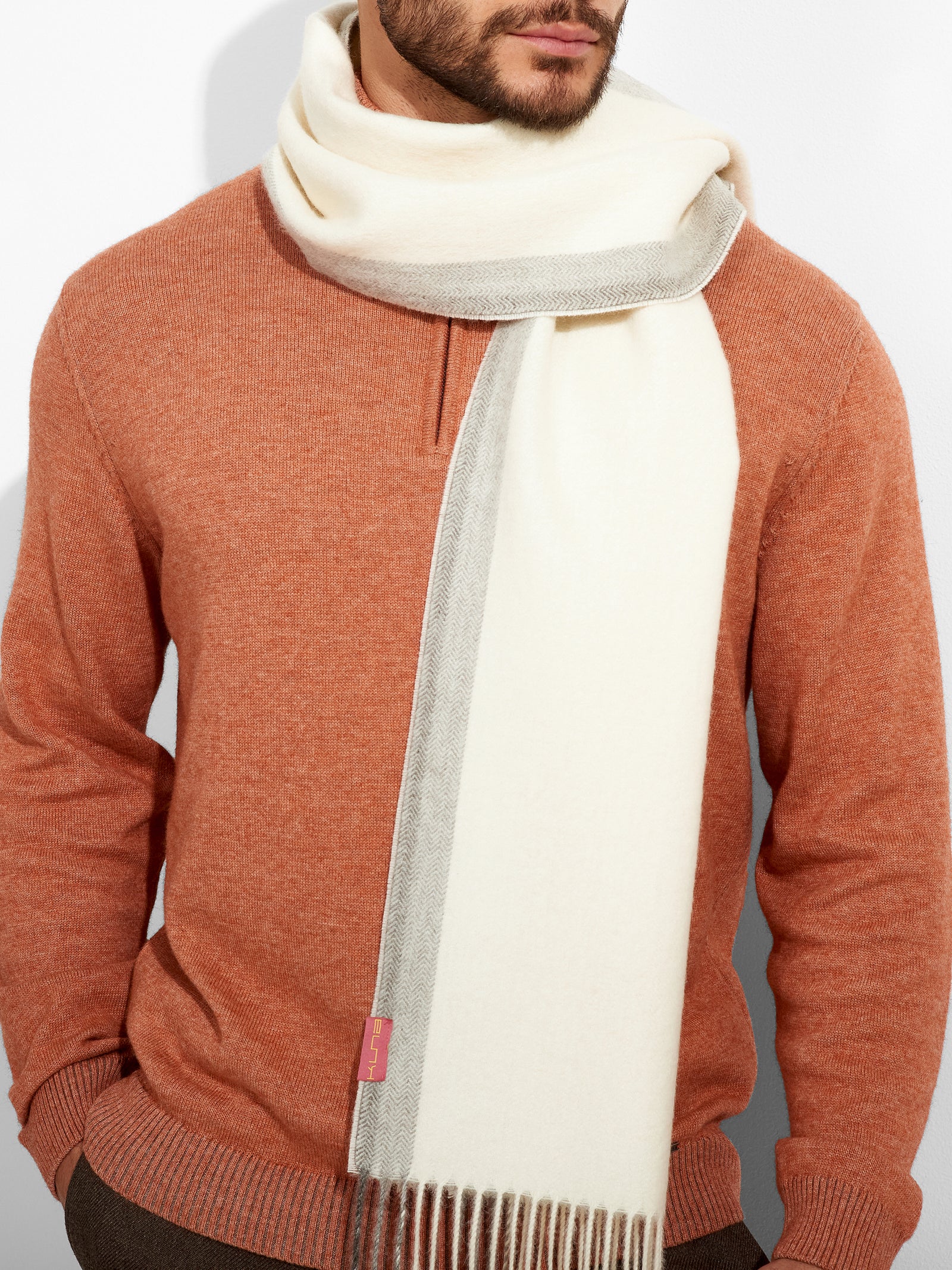 Bufanda Ravenna Baby Alpaca Color Crudo
