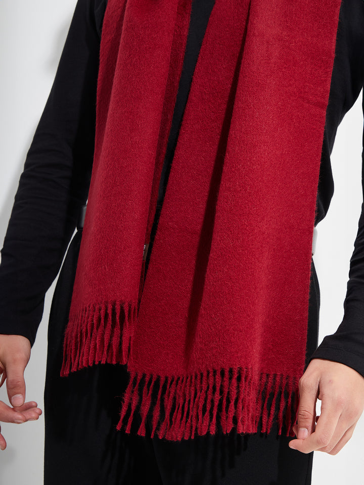 Jamas Scarf Royal Alpaca Color Red