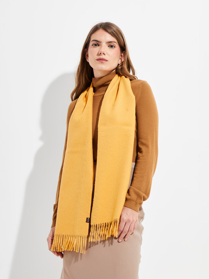 Jamas Scarf Royal Alpaca Color Yellow