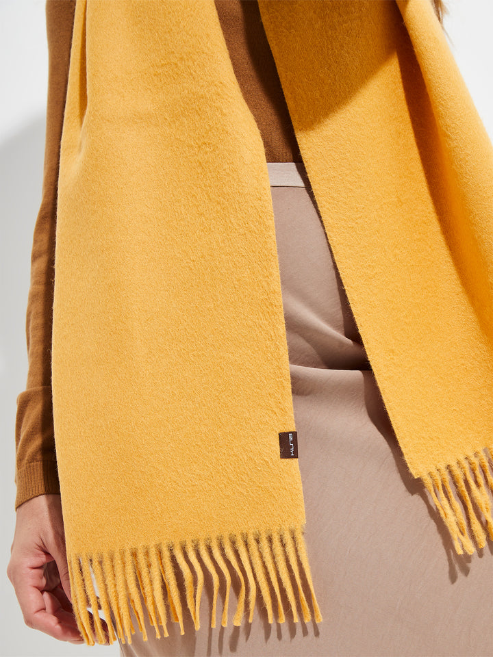 Jamas Royal Amarillo Scarf Royal Alpaca Color Yellow