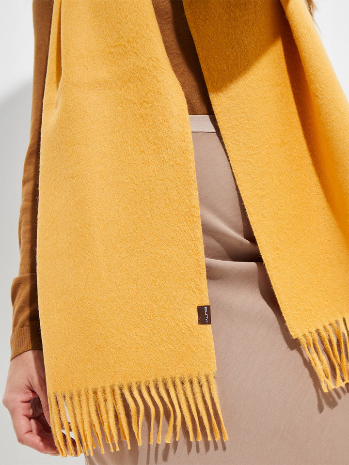 Jamas Scarf Royal Alpaca Color Yellow