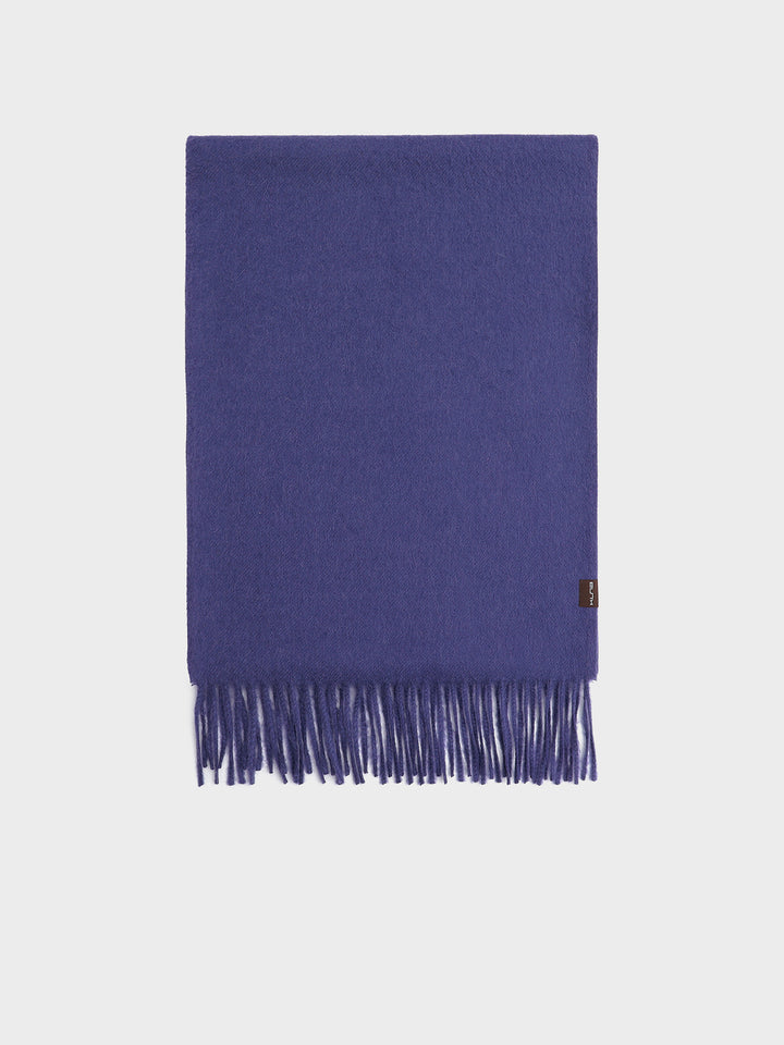 Jamas Scarf Royal Alpaca Color Purple