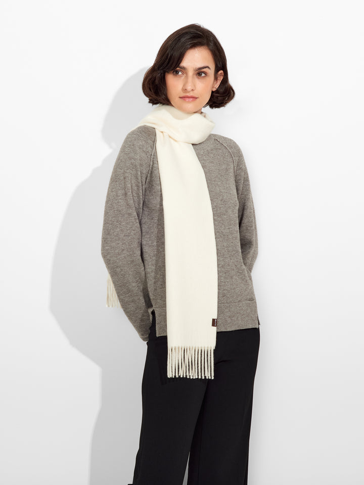 Jamas Scarf Royal Alpaca Color Ecru