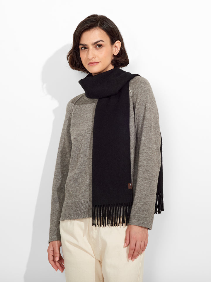 Jamas Scarf Royal Alpaca Color Black