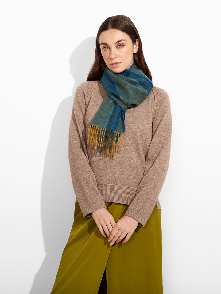 Perejil Scarf Baby Alpaca Color Green
