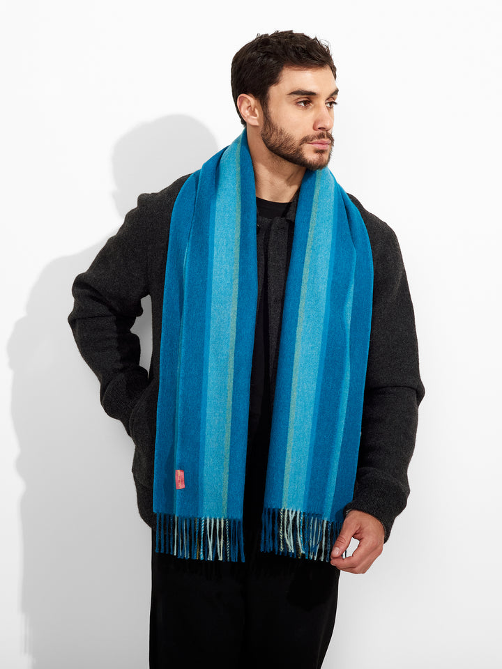Perejil Scarf Baby Alpaca Color Turquoise