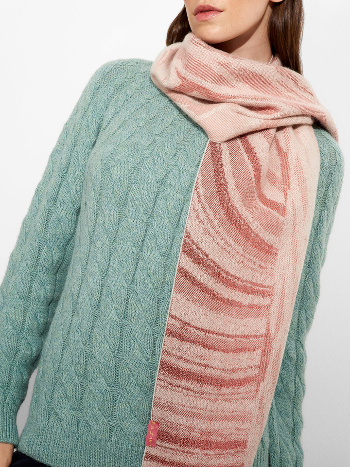 Zagoni Scarf Baby Alpaca Color Pink