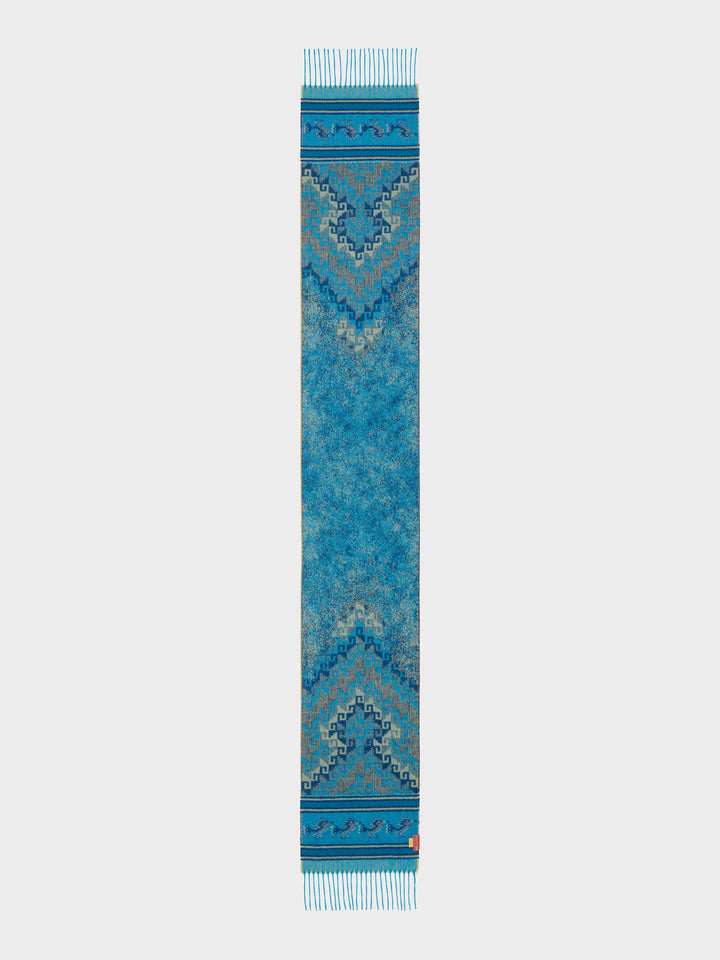 Chancay - 37 Scarf Baby Alpaca Color Blue