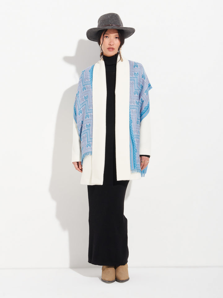 Chancay - 39 Scarf Baby Alpaca Color Blue