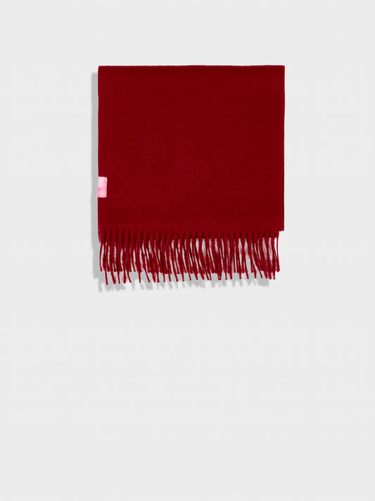 Bufanda Adrian Baby Alpaca Color Rojo
