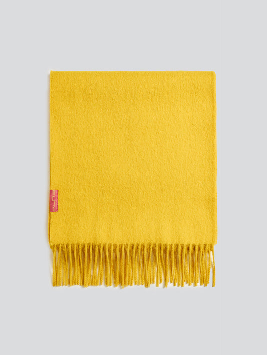 Bufanda Adrian Baby Alpaca Color Amarillo