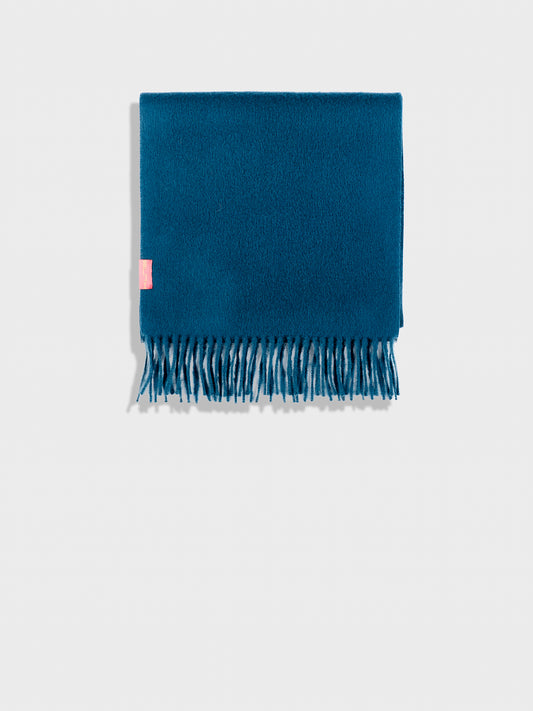 Bufanda Adrian Baby Alpaca Color Azul