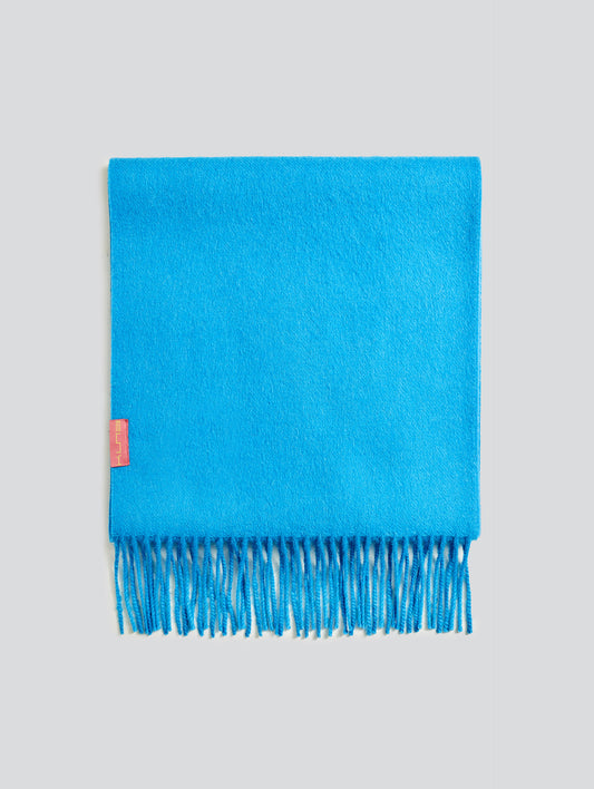 Bufanda Adrian Baby Alpaca Color Turquesa