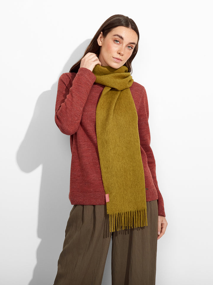 Zeta Scarf Baby Alpaca Color Green