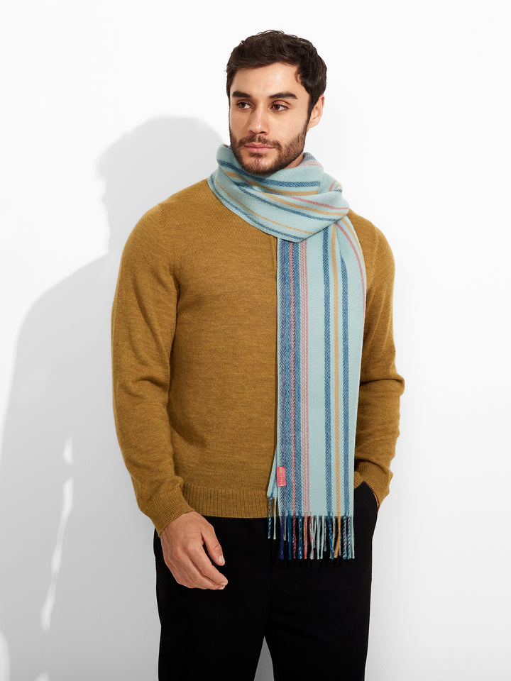 Zareno Scarf Baby Alpaca Color Ligth Blue