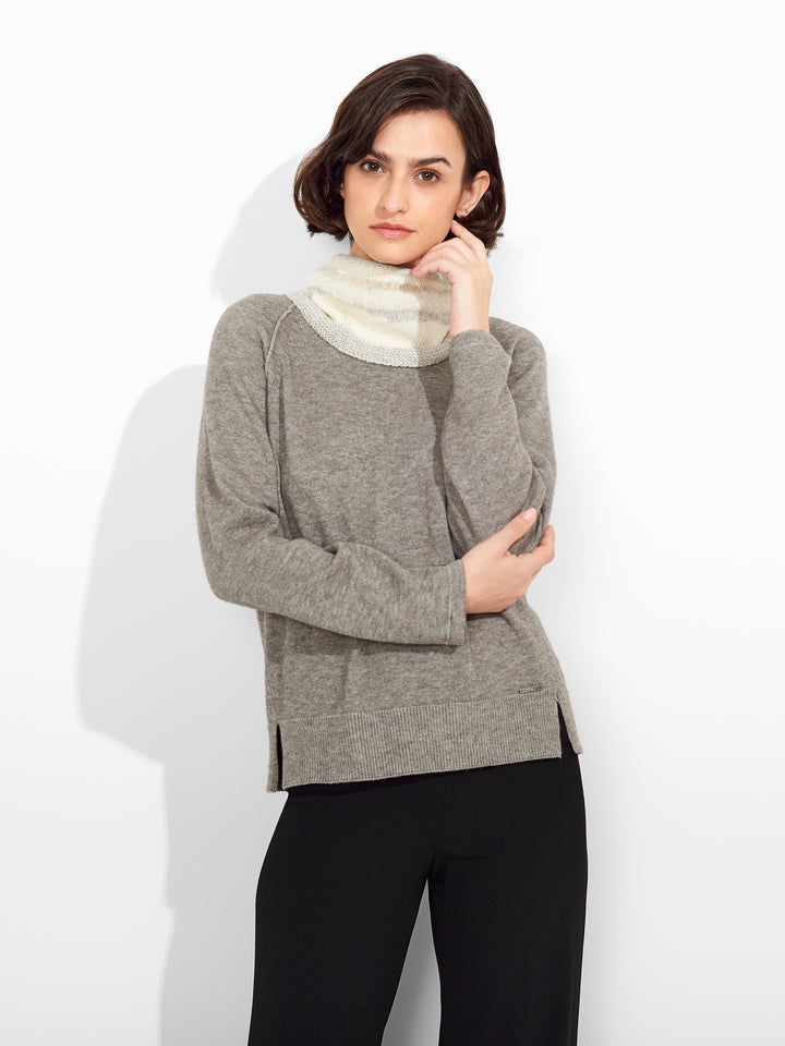 Zegovia Scarf Baby Alpaca Color Ecru