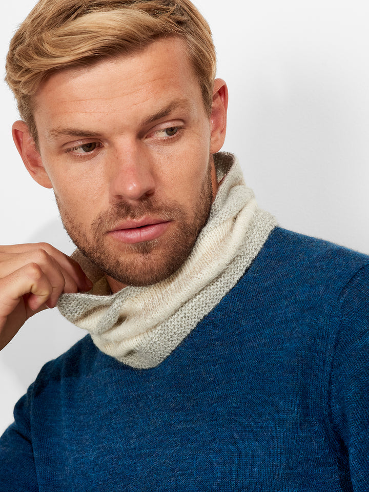 Zegovia Scarf Baby Alpaca Color Ecru