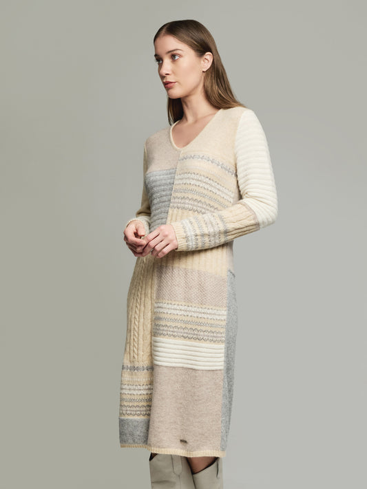 Vestido Ysadora Baby Alpaca Color Beige