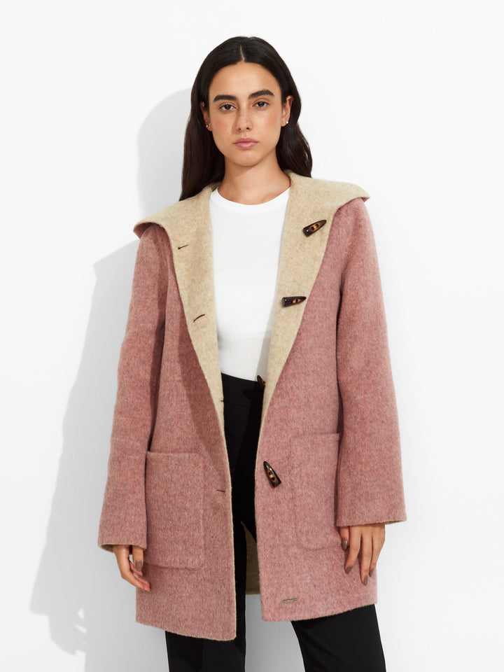 Alaia Coat Baby Alpaca Color Pink