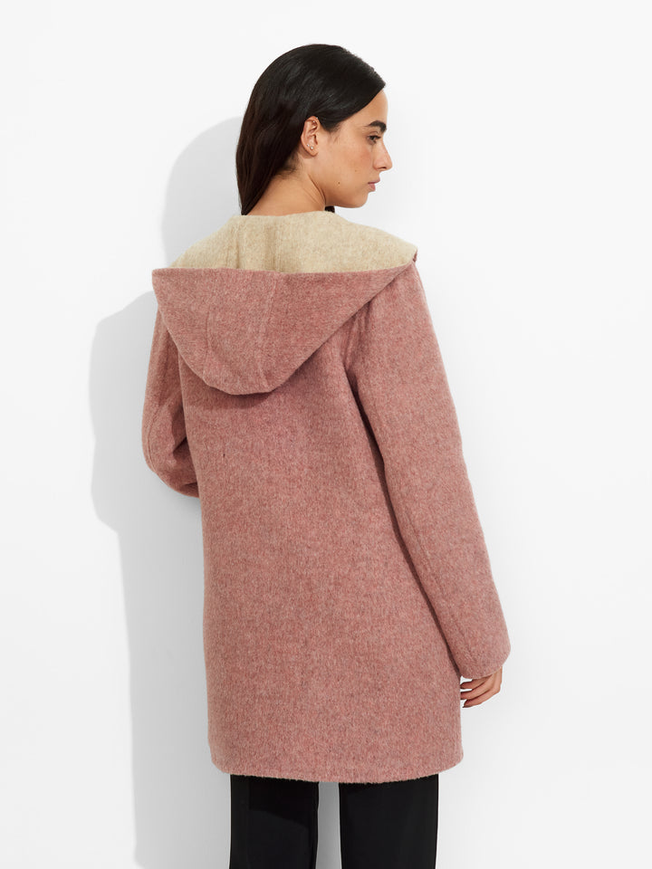 Alaia Coat Baby Alpaca Color Pink
