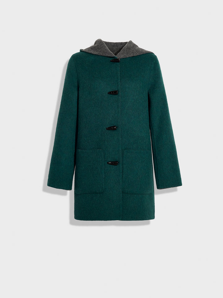 Abrigo Alaia Baby Alpaca Color Verde