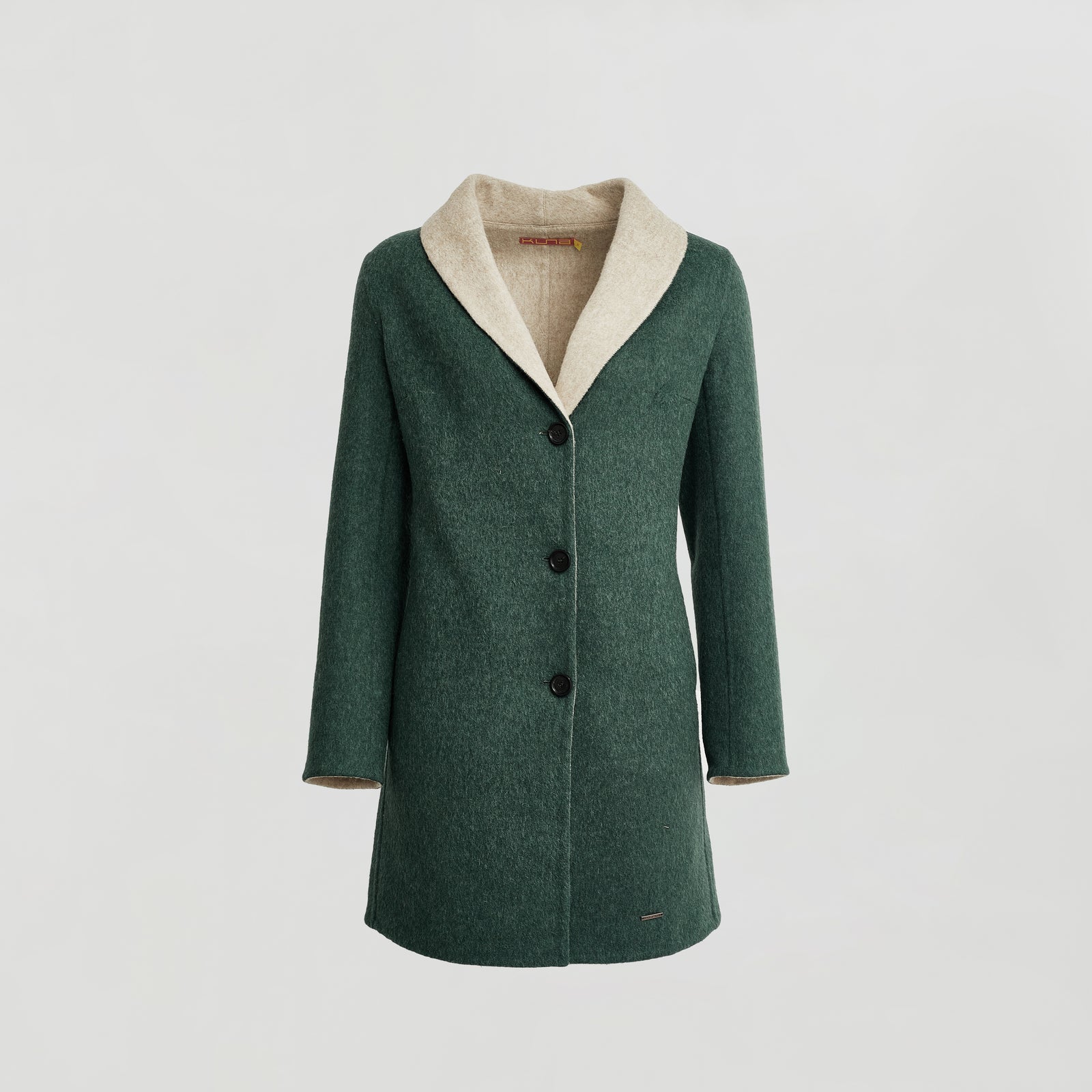 Willianne Coat Baby Alpaca Color Bosque