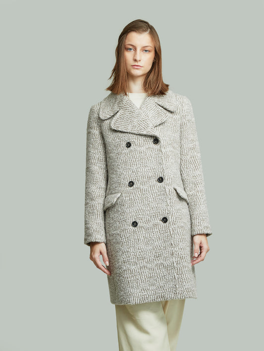 Abrigo Yovana Baby Alpaca Color Beige