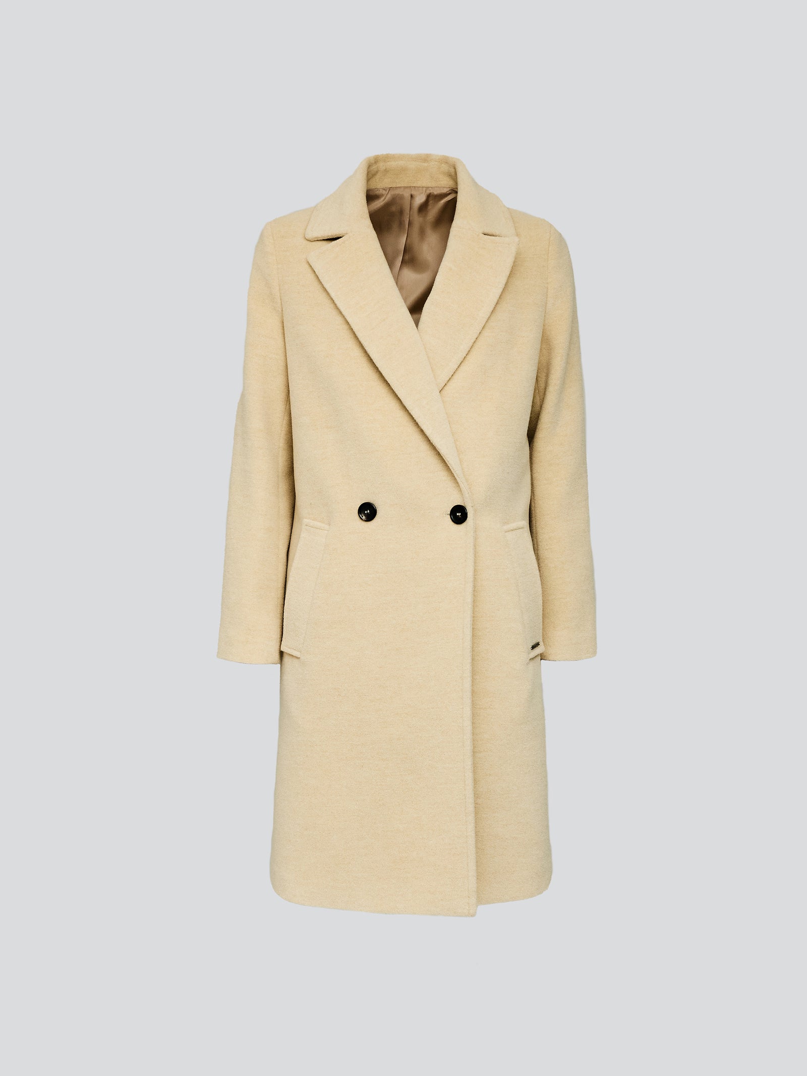Yesenia Coat Baby Alpaca & Wool Color Beige