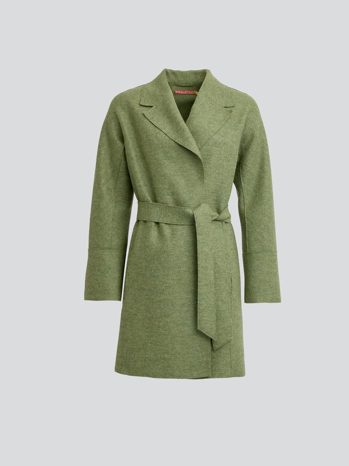 Abrigo Yrene Alpaca Color Verde