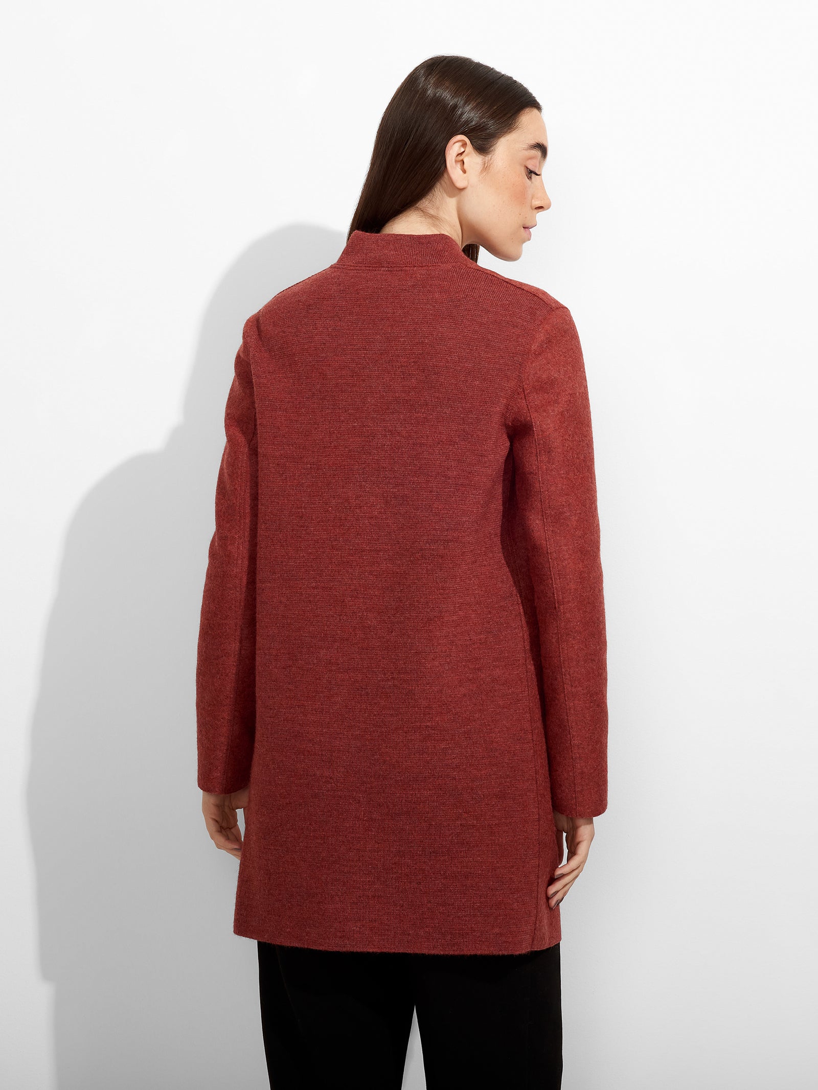 Abrigo Zybil Alpaca Color Rojo