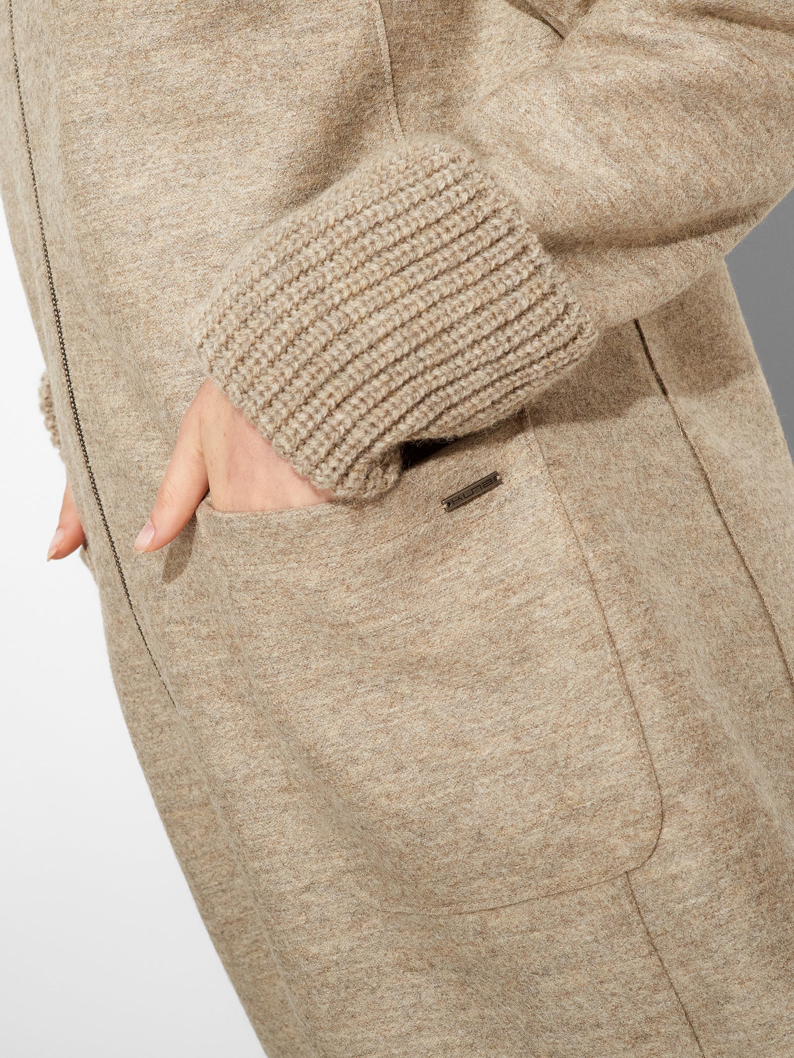 Zingaro Coat Alpaca Color Beige