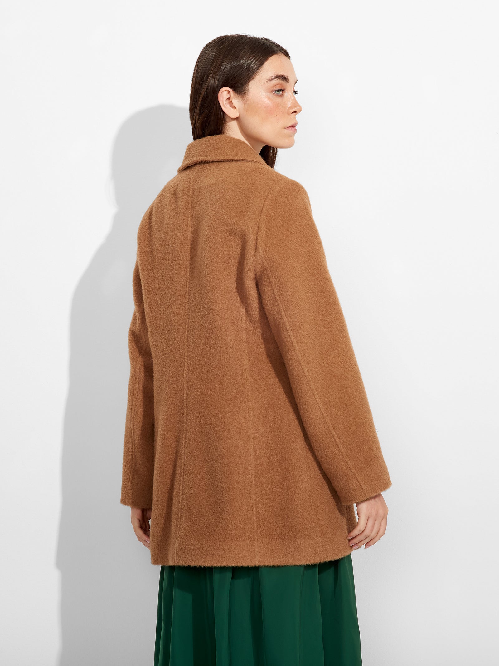 Zaza Coat Alpaca Color Camel
