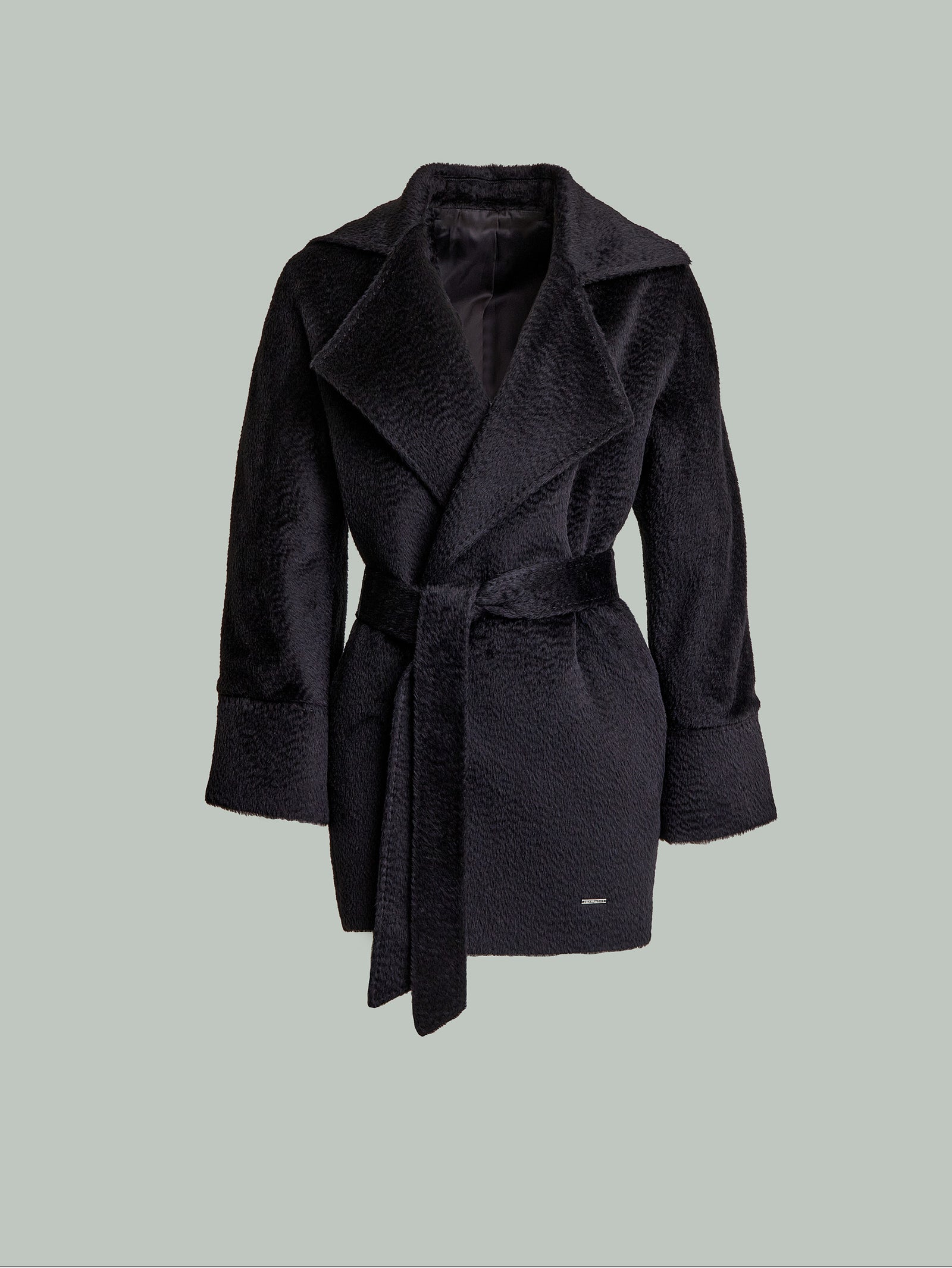Yupiter Coat Baby Suri Alpaca Color Black
